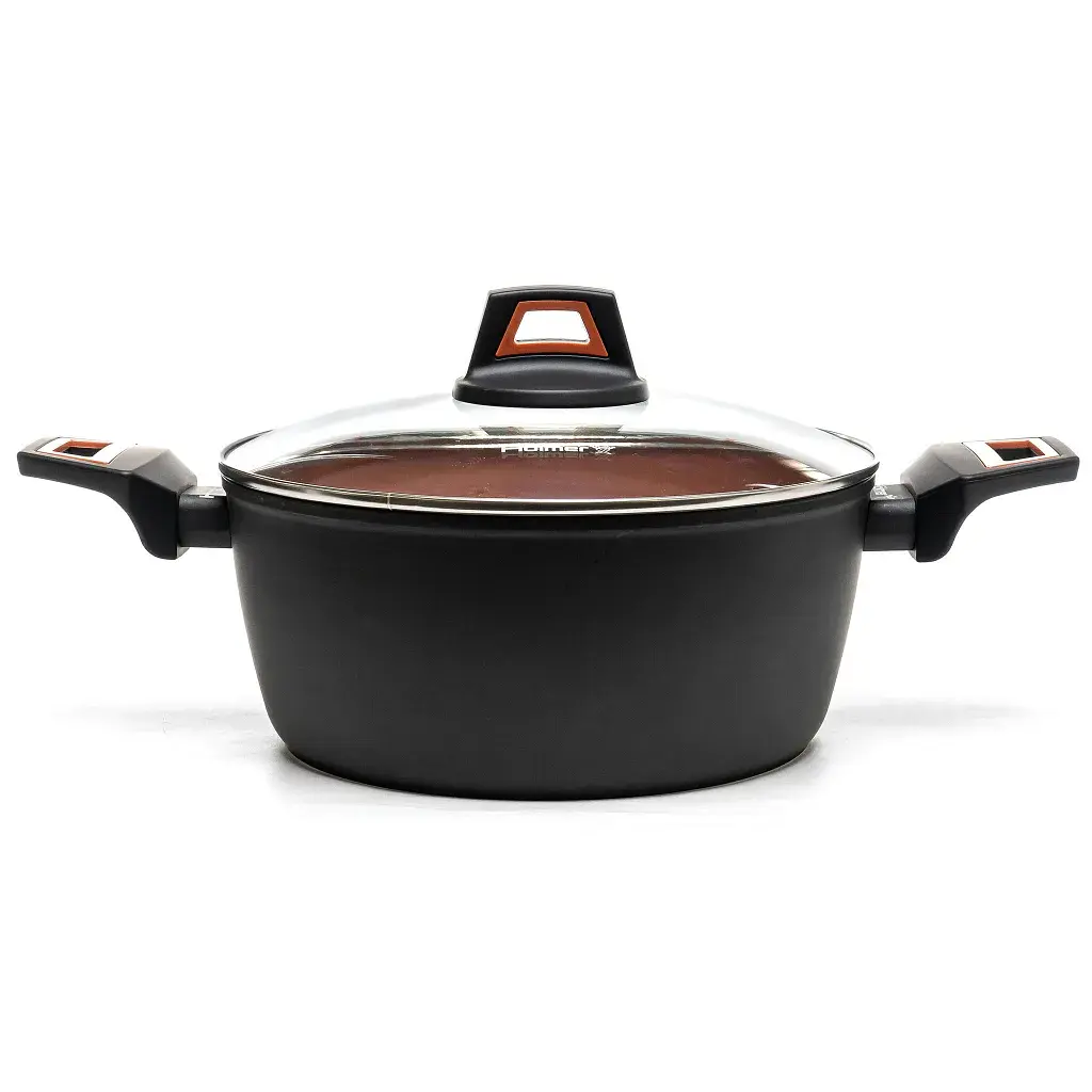 Каструля Hölmer кована з кришкою CR-1342-SBMCL Carrot 4,2 л (CR-1342-SBMCL Carrot)