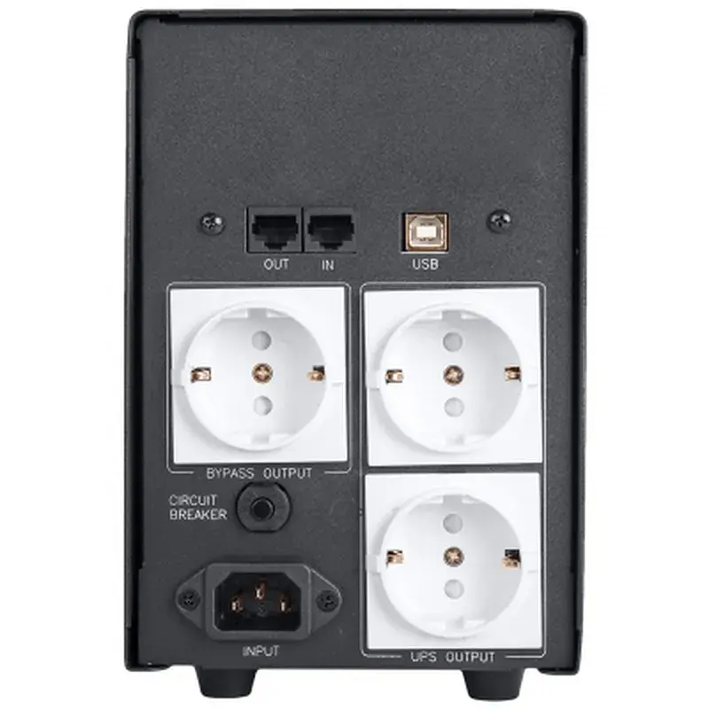 Пристрій безперебійного живлення Powercom IMP-1025AP Schuko - фото 2