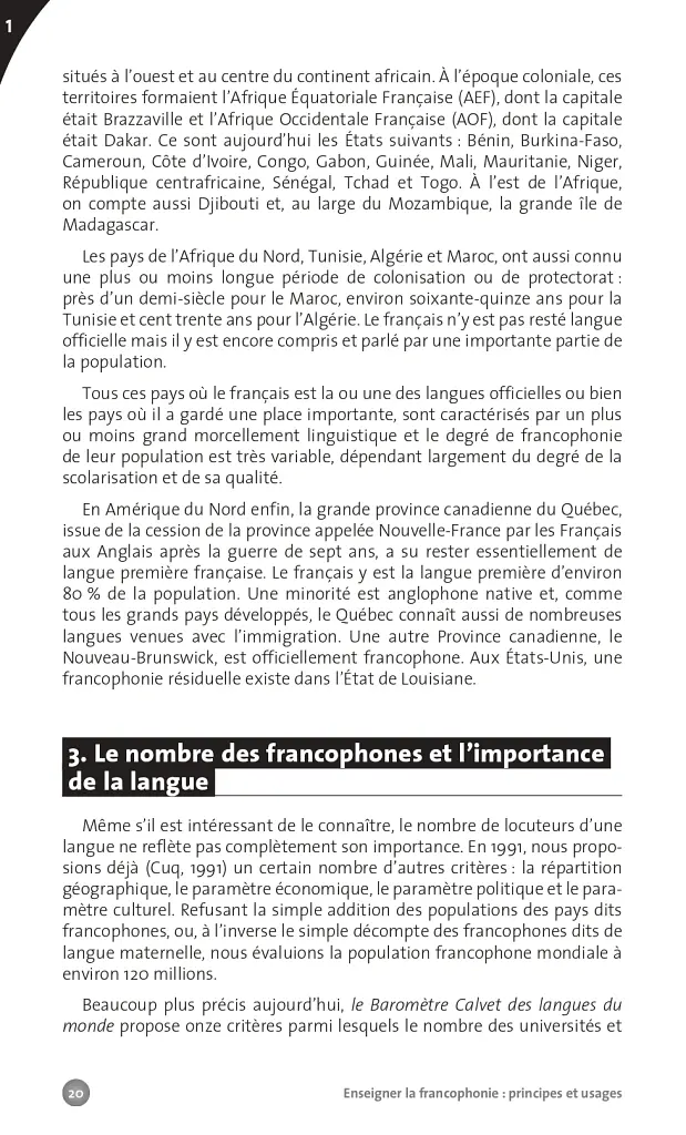 Collection F. Enseigner la francophonie : principes et usages - Жан-П'єр Кюк - фото 12