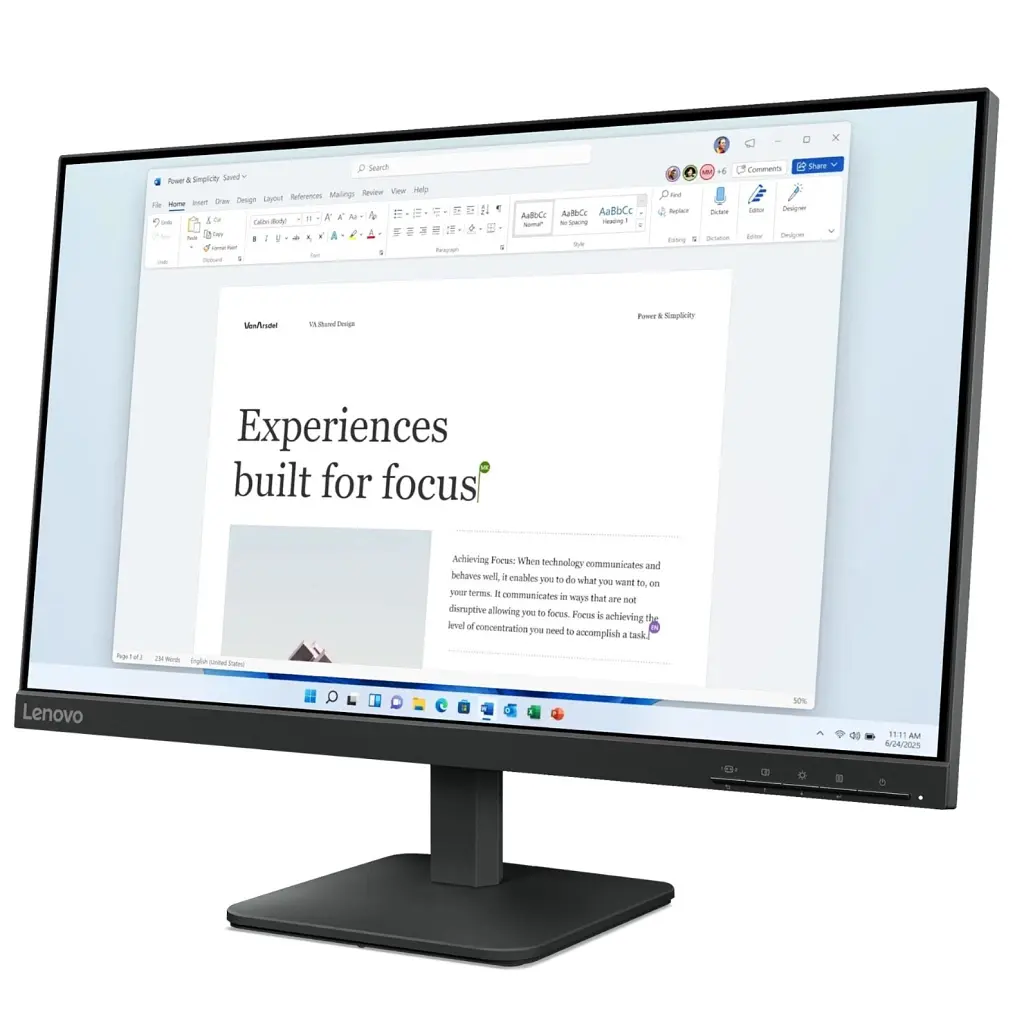 Монітор Lenovo L24-4E (68C2KAC1UA) - фото 3