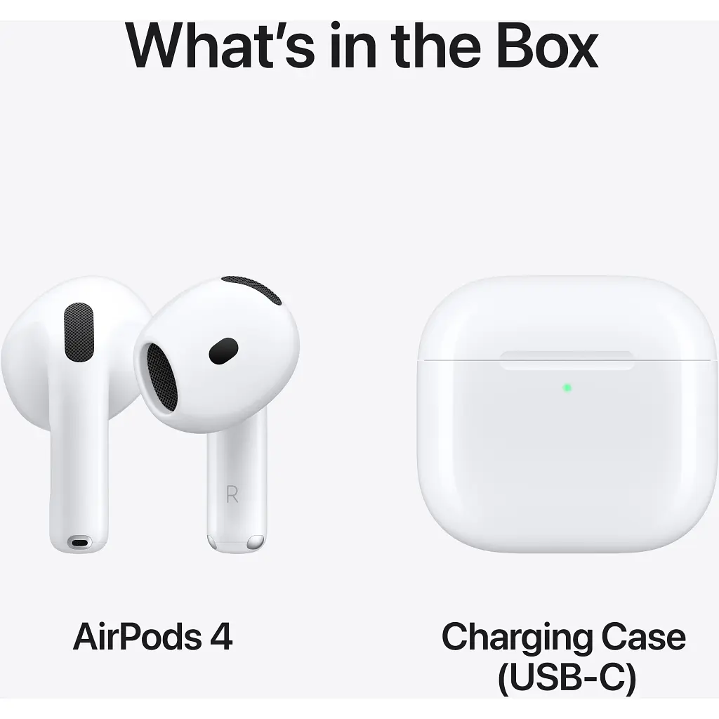 Наушники Apple AirPods 4 (MXP63ZE/A) - фото 8