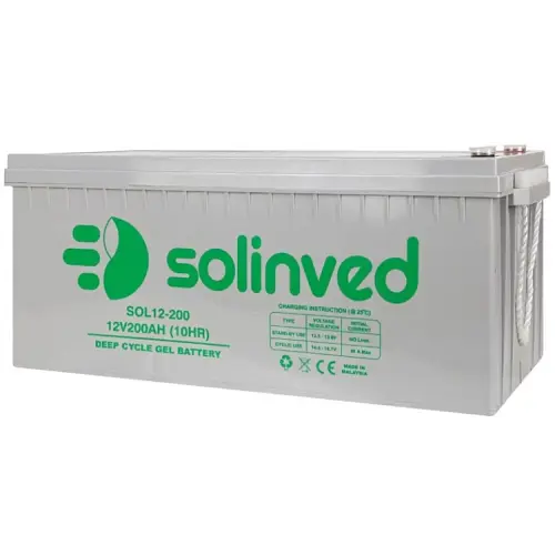 Акумулятор Solinved 200-12 GEL (12V 200 Аh) - фото 2