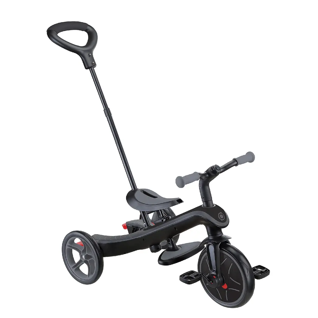 Велосипед дитячий Globber Explorer Trike 4 в 1 Deluxe Play чорно-сірий (636-120) - фото 6