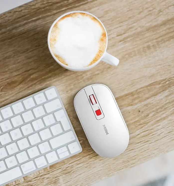 Миша бездротова Xiaomi MiiiW Wireless Mute Mouse Lite PM21 (MW23M21) біла - фото 5