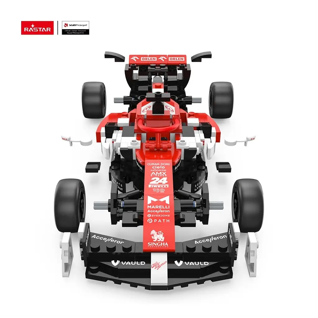 Конструктор RASTAR Alfa Romeo F1 C42 1:24 340 шт. красный 92300 - фото 8