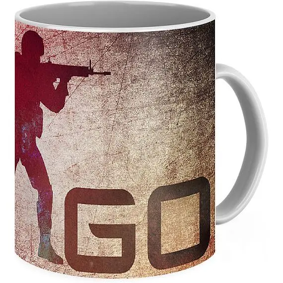 Кружка GeekLand CS:GO Counter-Strike КС:ГО Контр Забастовка BW.02.019 330 мл белая - фото 2