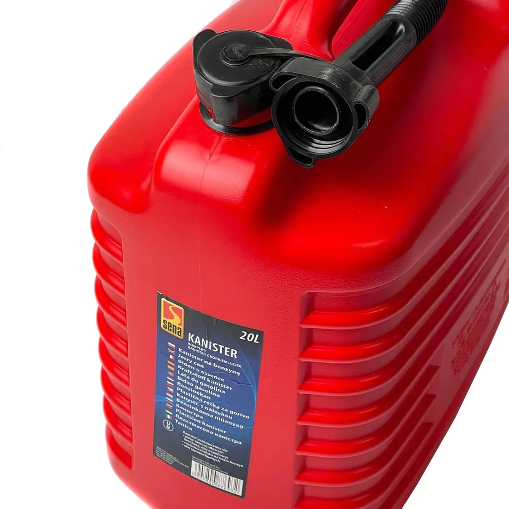 Каністра 20л Для Нафти Продуктів Щільна з лійкою Червона (Гост HDPE-02) - фото 3