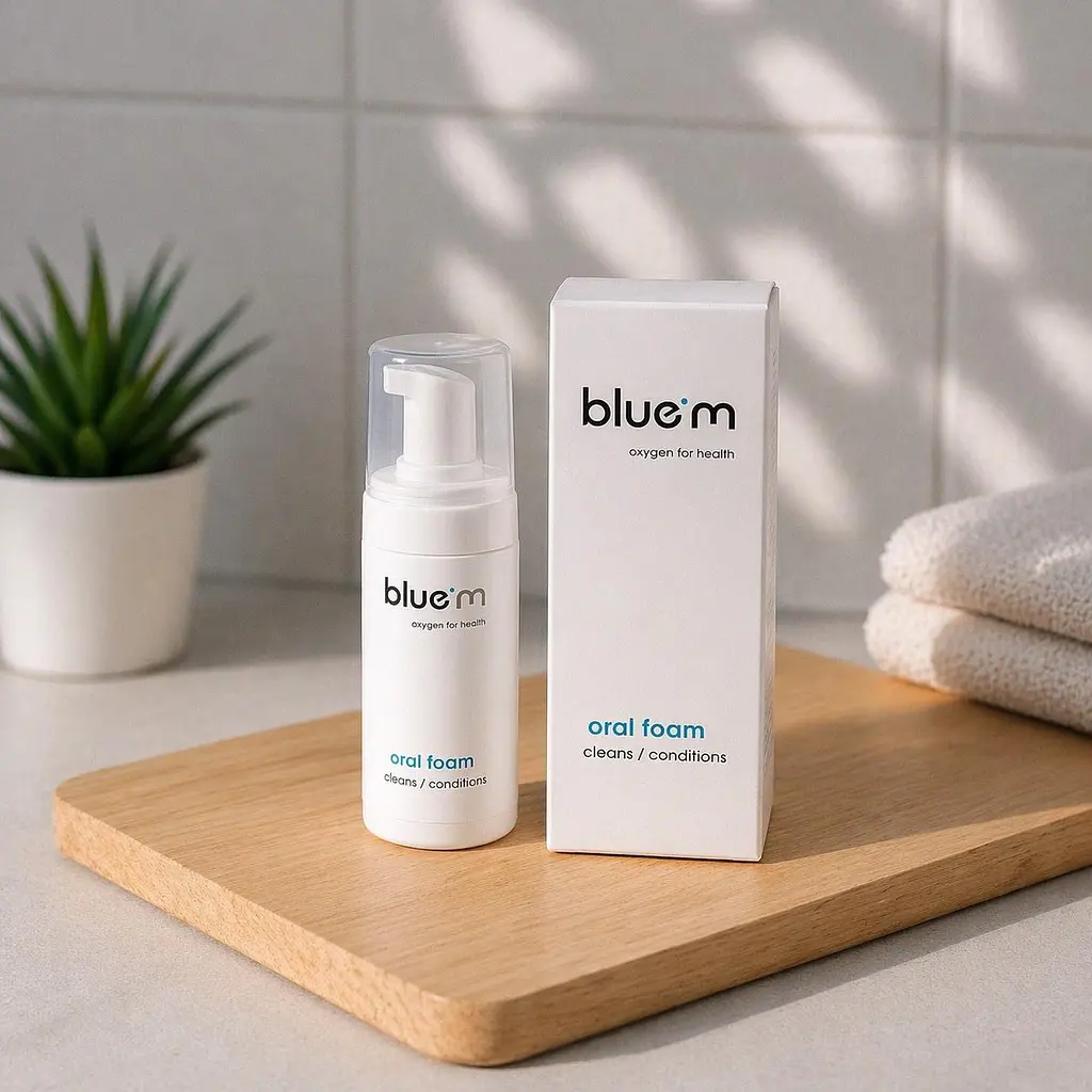 Піна для ротової порожнини BlueM Oxygen для швидкої гігієни 50 мл