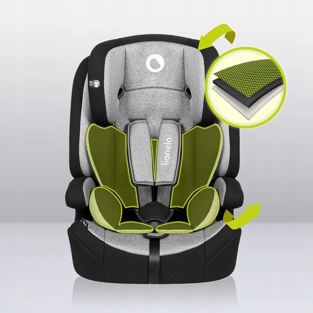 Автокрісло Lionelo Nico 9-36 кг Black Grey - фото 8