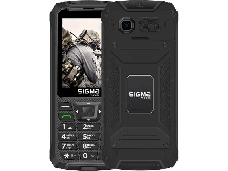 Мобільний телефон Sigma mobile X-treme PR68 Type-C Black (4827798122419)