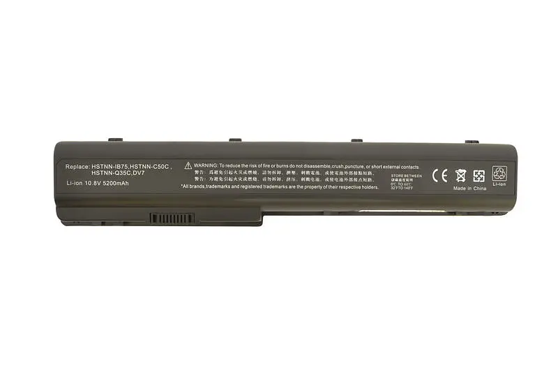 Акумулятор для ноутбука HP Compaq HSTNN-C50C DV7 10.8V Black 5200 mAh - фото 5
