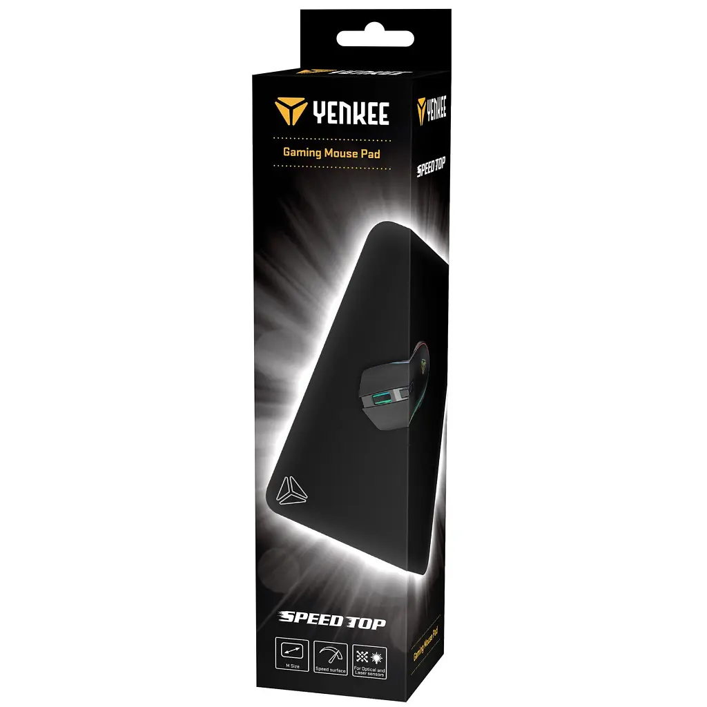 Килимок для мишки YENKEE YPM 35 Speed Top M Black (45015887) - фото 4