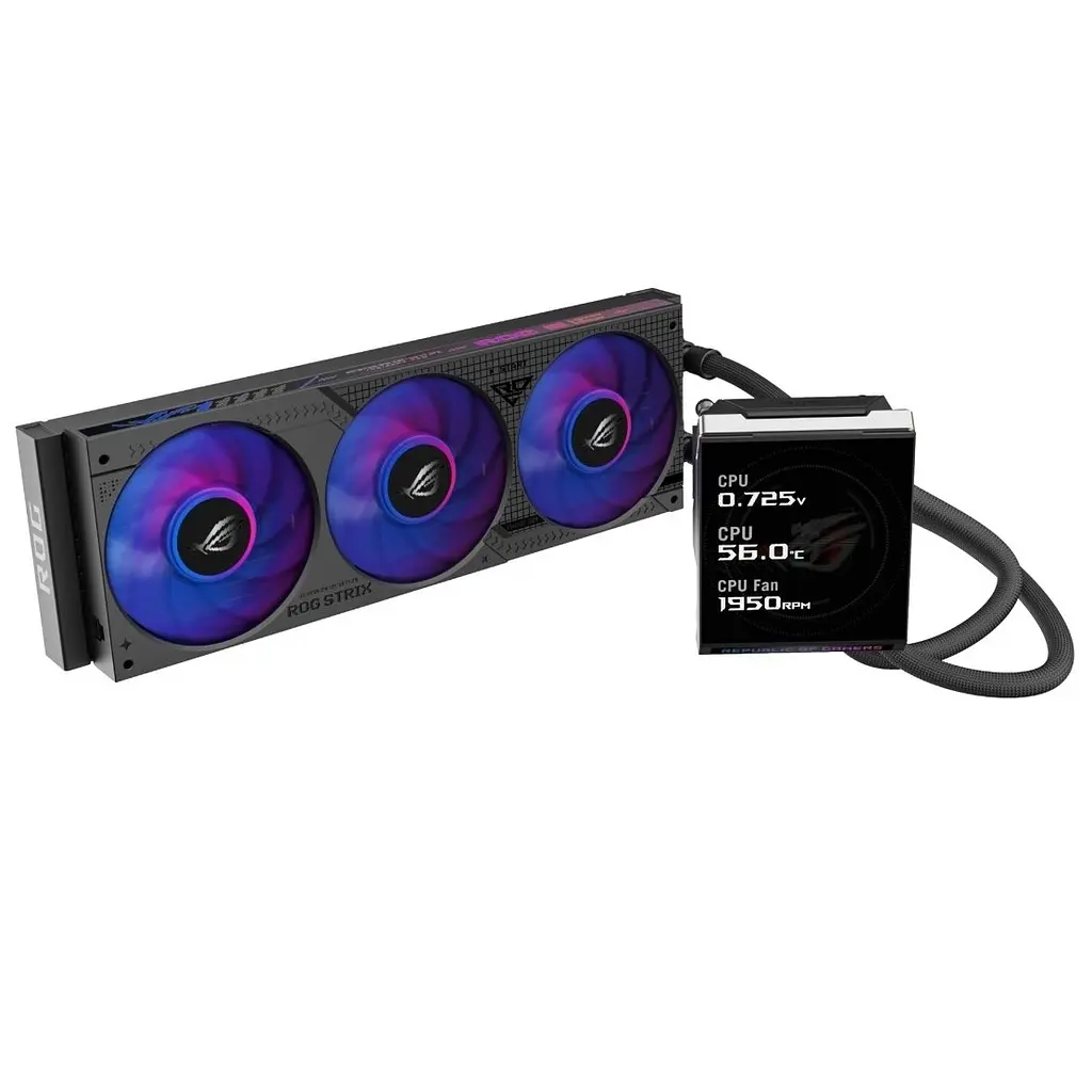 Система водяного охолодження Asus ROG Strix LC IV 360 ARGB LCD Black (90RC01M1-B0EAY0) - фото 9