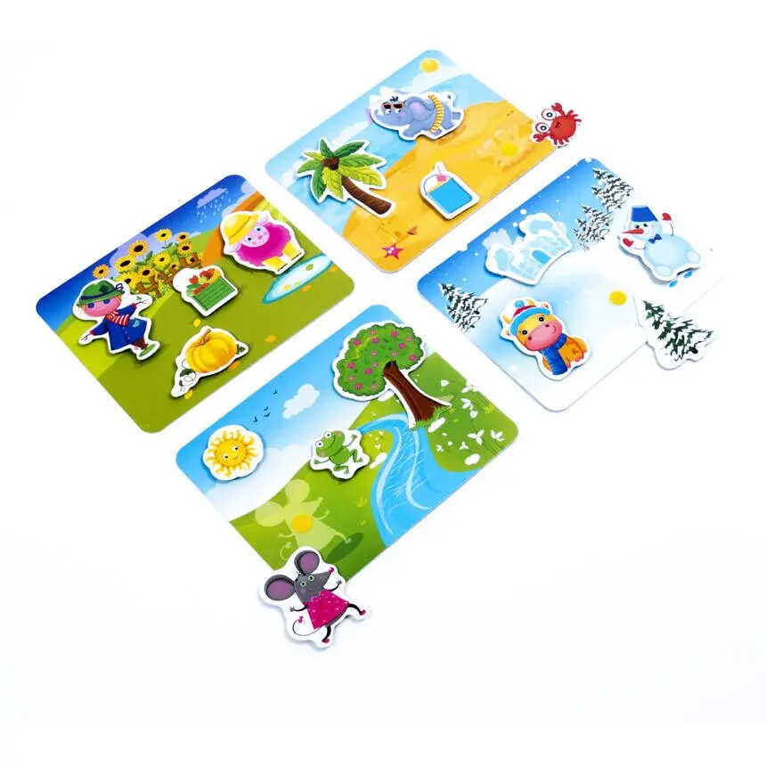 Игра с липучками Vladi Toys Времена года (VT1302-25) - фото 2
