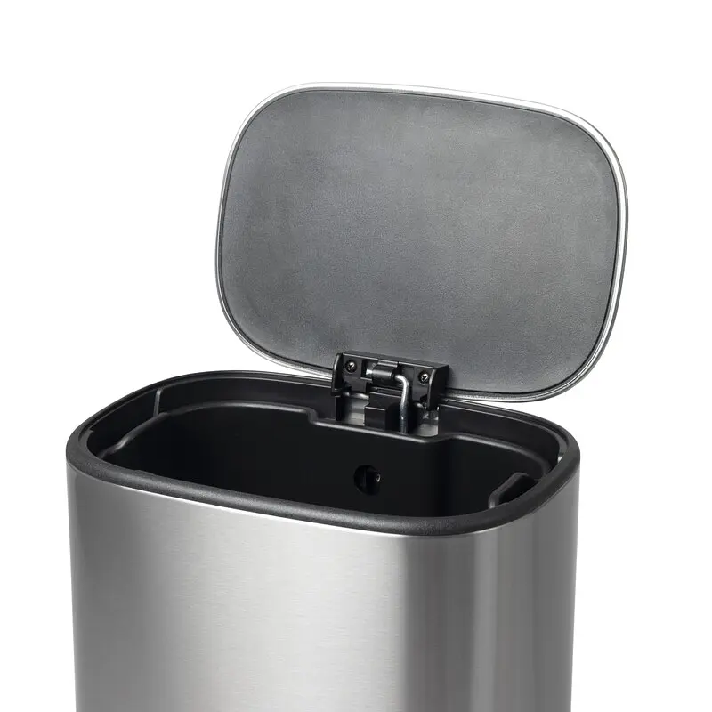 Відро для сміття Mixxus Premium Diverse-TC0105 SS Color 5л з плавним закриттям овальне нержавіюча сталь MI7078, Нержавіюча сталь - фото 8