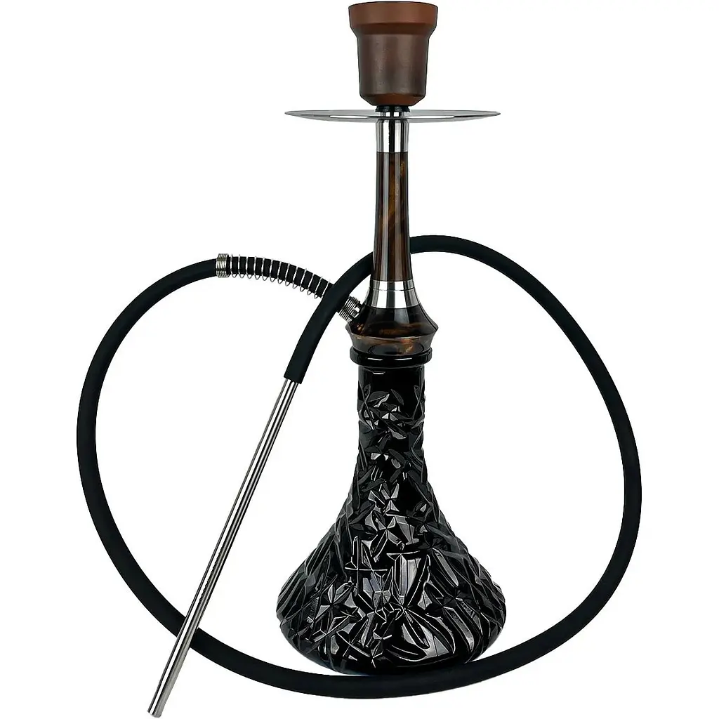 Кальян Totem Hookah Monolit Optima Chocolate Craft Crystal Black - фото 2