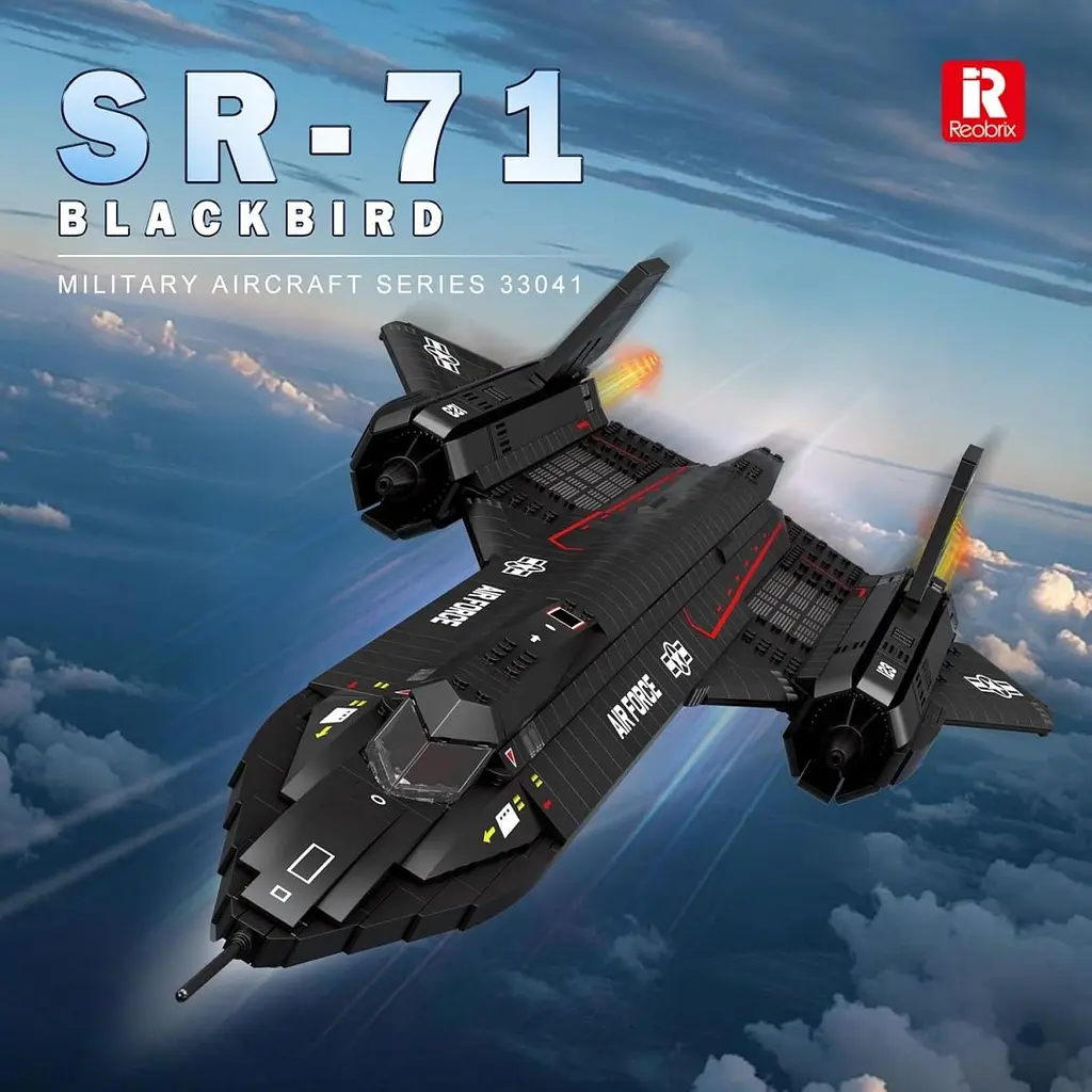 Конструктор Reobrix Стратегічний літак-розвідник SR-71 Blackbird (33041) [171524] - фото 4
