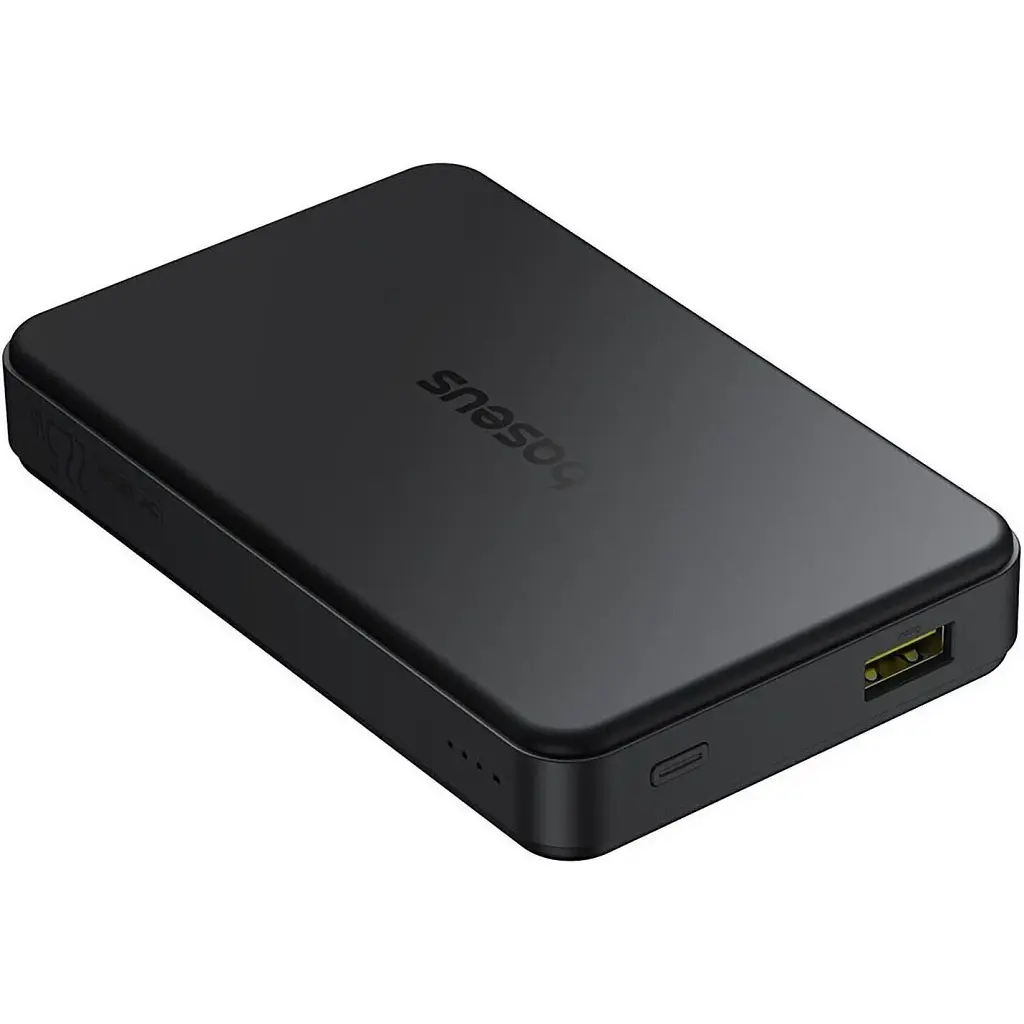 Внешний аккумулятор Baseus Airpow II Qi2 10000mAh 22.5W Black [P10080000123-00] [134990] - фото 3