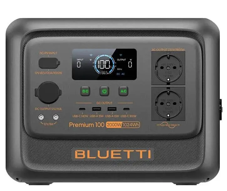 Зарядная станция BLUETTI Premium 100 V2 / 2000 Вт / 1024 Вт/ч / LiFePO4 (PR100V2) UA - фото 4