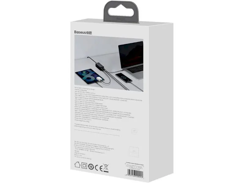 Мережевий зарядний пристрій BASEUS GaN 3 Pro 100 W Black (CCGP000101) - фото 9
