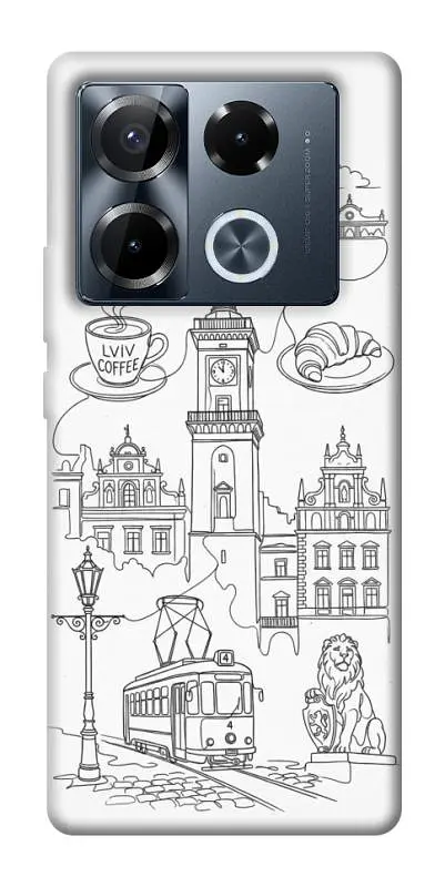 TPU чохол Demsky Lviv spirit для Infinix Note 40 Pro 4G