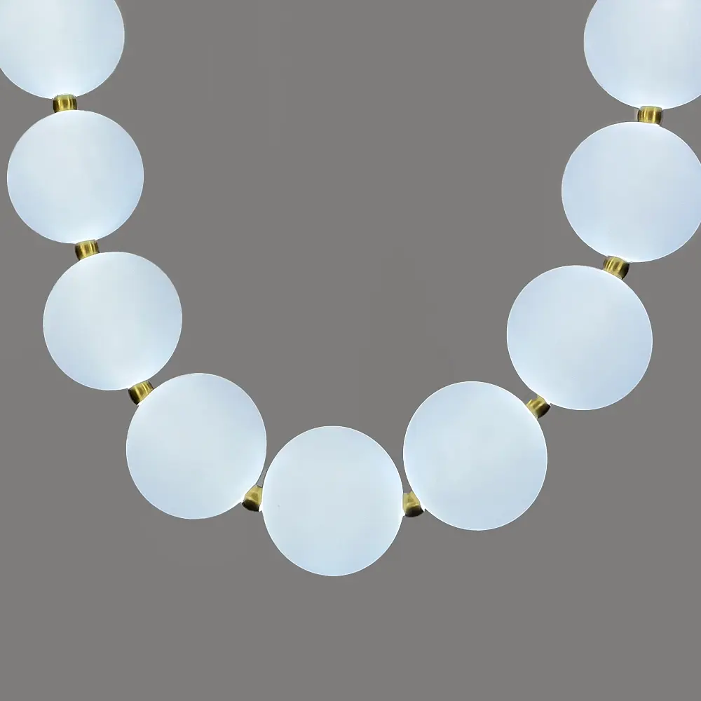 Люстра из серии Perla на 16 шариков Ø 15 см 280 см 3 световых режима | Line F | Ст. MBJ11-2487 - фото 5