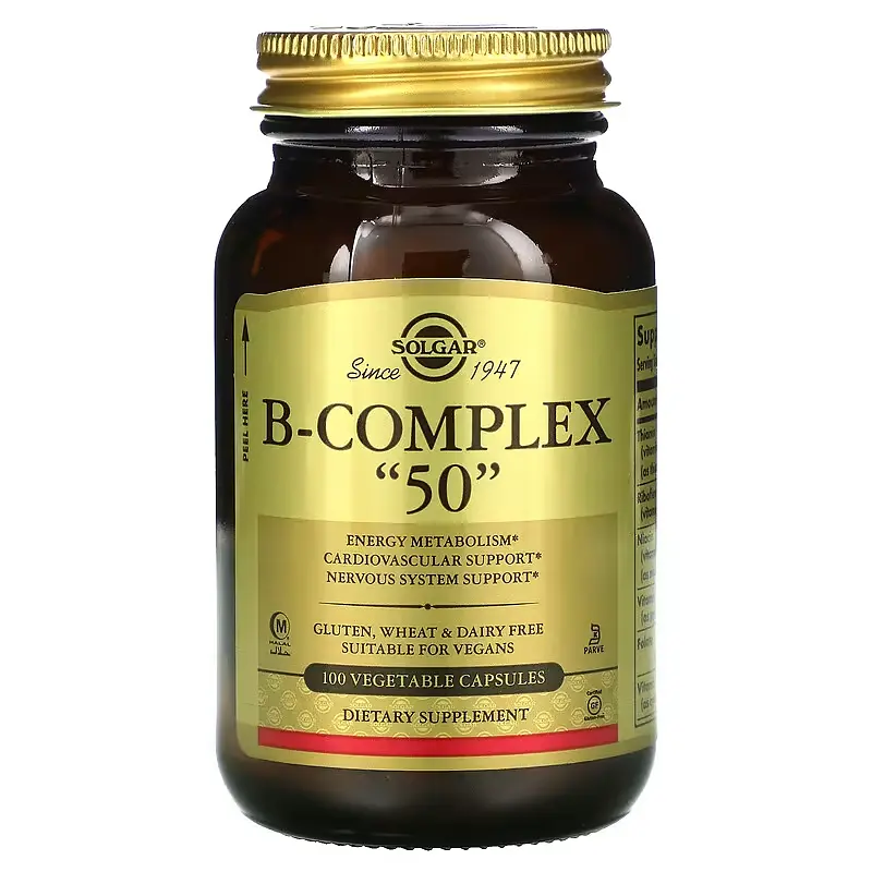 Комплекс Вітамінів Групи В B-Complex 50 - 100 капсул