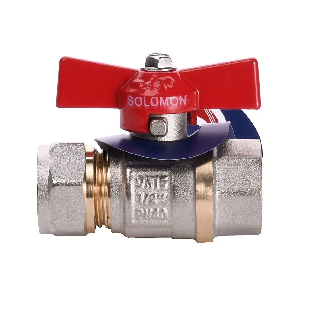 Кран кульовий Solomon 16х1/2″ 1184 внутр. різьба - фото 2