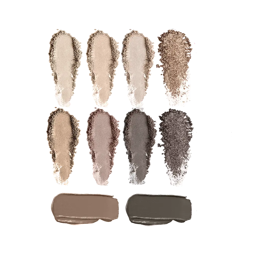 Палетка для макияжа глаз LN Professional Eyeshadows&Brows Pro Palette Kit, тон 02, 12 г - фото 2