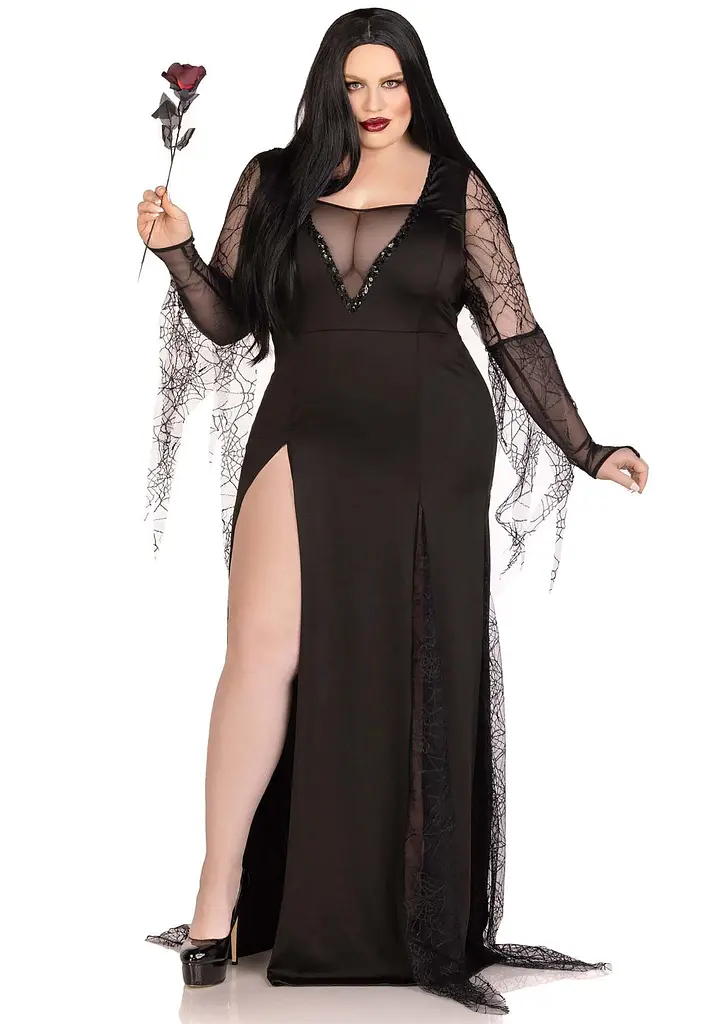 Костюм Мортіші Аддамс Leg Avenue Sexy Spooky Morticia 1X–2X - фото 3