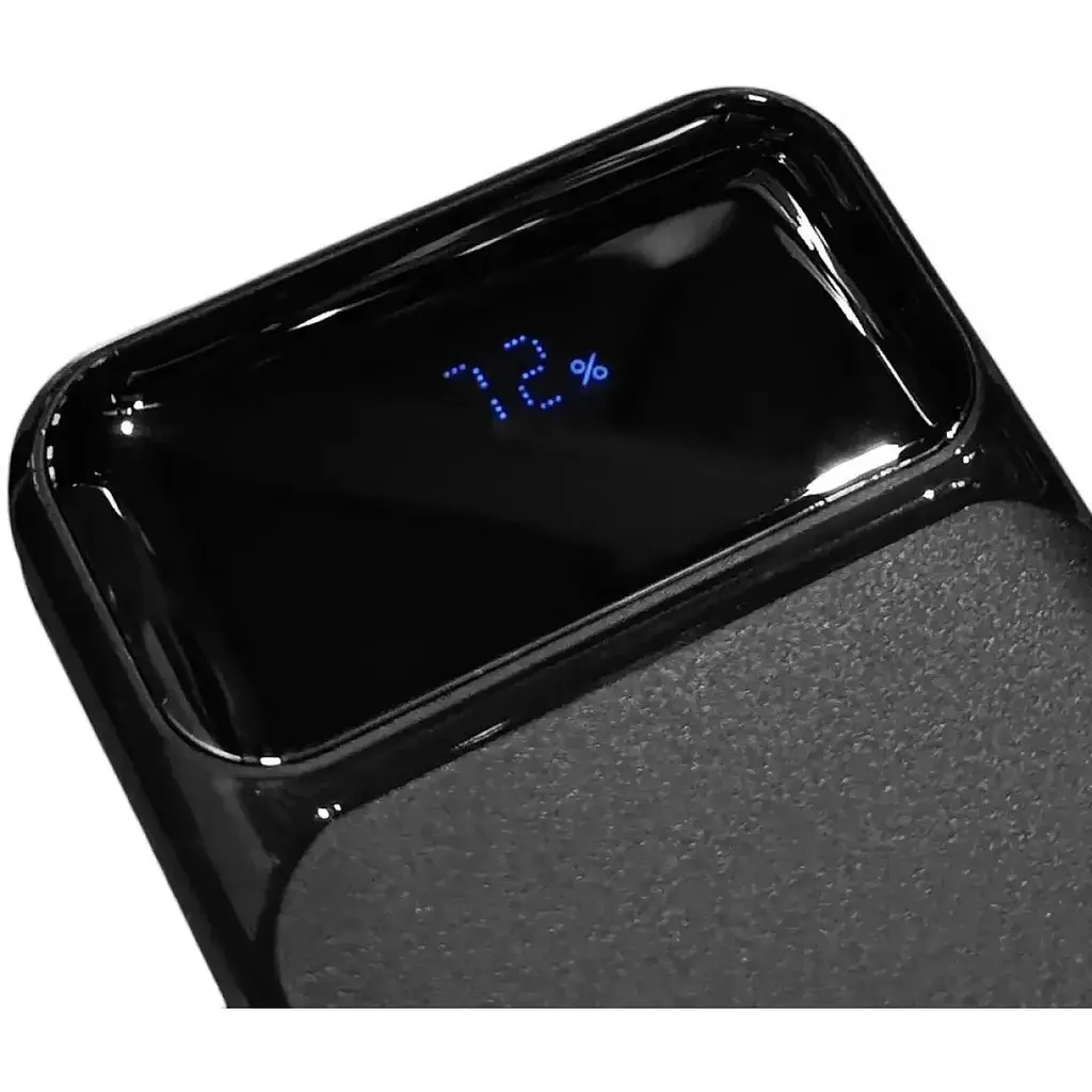 Портативная батарея Grunhelm GP-20BQC Power Bank 20.000 mAh черная (137530) - фото 5