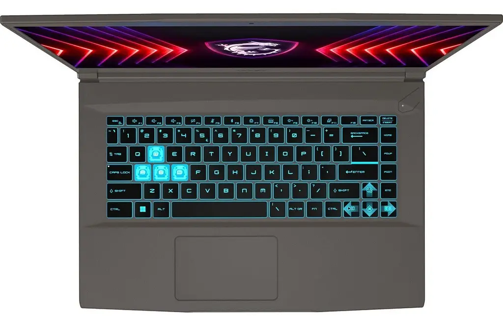 Ноутбук MSI Thin 15 B12UC-2211PL (15.6 144 Hz, Intel Core i5-12450H, 16 GB, 512 SSD, RTX 3050, Windows 11 Home) Gray (B12UC-2211PL) - фото 4