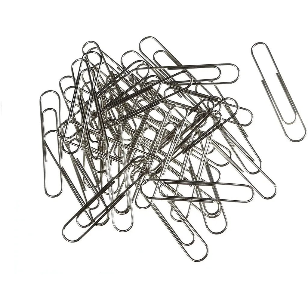 Скрепки никелированные Buromax 50 мм 100 шт. (BM.5001) - фото 2