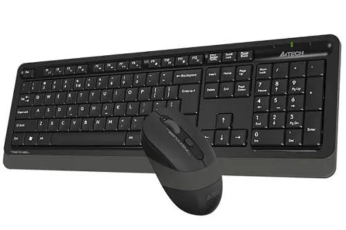 Комплект беспроводной A4tech Fstyler FG1010, Black+Grey, клавиатура+мышь - фото 4