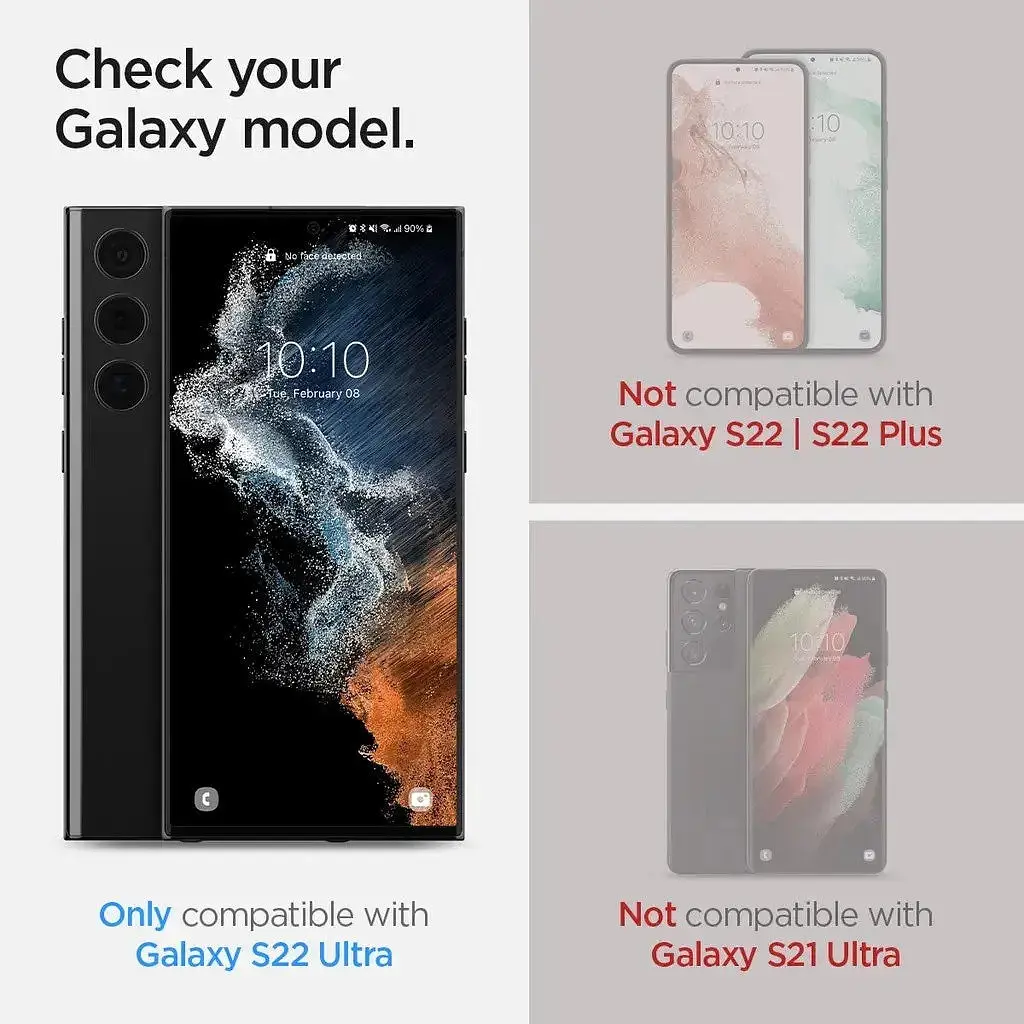 Пленка защитная Spigen Screen Protector FlexiD Solid для Samsung Galaxy S22 Ultra S908 AFL04143 (1шт. в комплекте) - фото 4