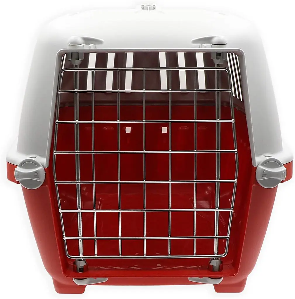 Переноска для тварин 60x40x42 см MPS PRATIKO 3 Red (двері метал) - фото 3