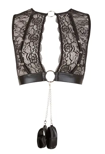 Комплект белья Top Set Bondage M Cottelli 513222511161031 89645 - фото 3