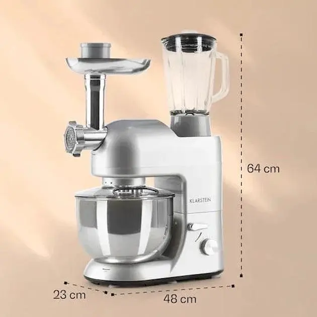 Кухонний комбайн Klarstein Lucia 3в1 2000 Вт (10006255) - фото 3
