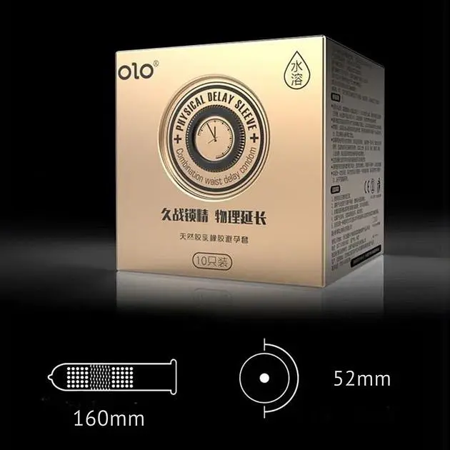 Набор презервативов Olo Neo Black 10 шт. + Olo Neo Red 10 шт. + Olo Physical Delay Sleeve Пролонгирующие 10 шт. - фото 4