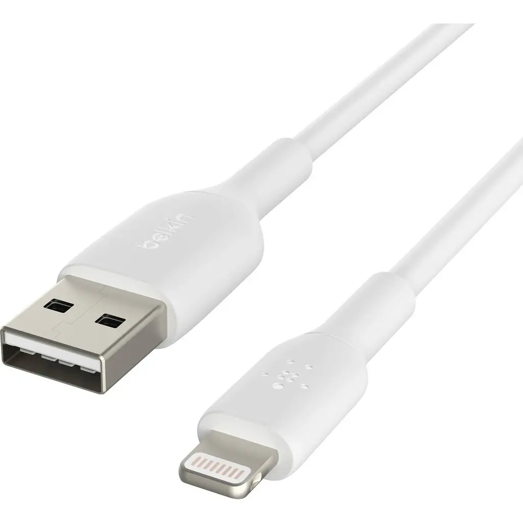 Кабель Belkin Boost Up Charge USB-A to Lightning 2m White (CAA001BT2MWH) [158793] - фото 4