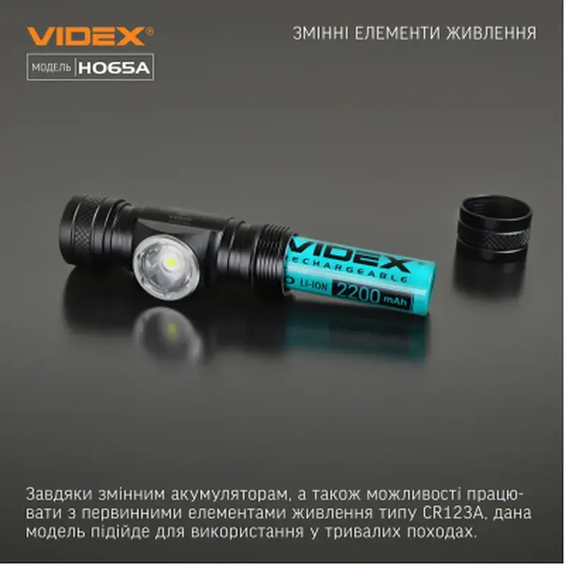 Налобный фонарь Videx VLF-H065A 1200Lm 5000K (VLF-H065A) - фото 11