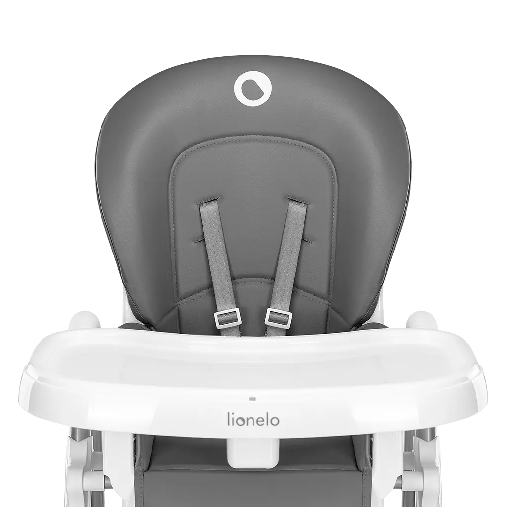 Стільчик для годування Lionelo Linn Plus сірий з білим (LO.LI02) - фото 11