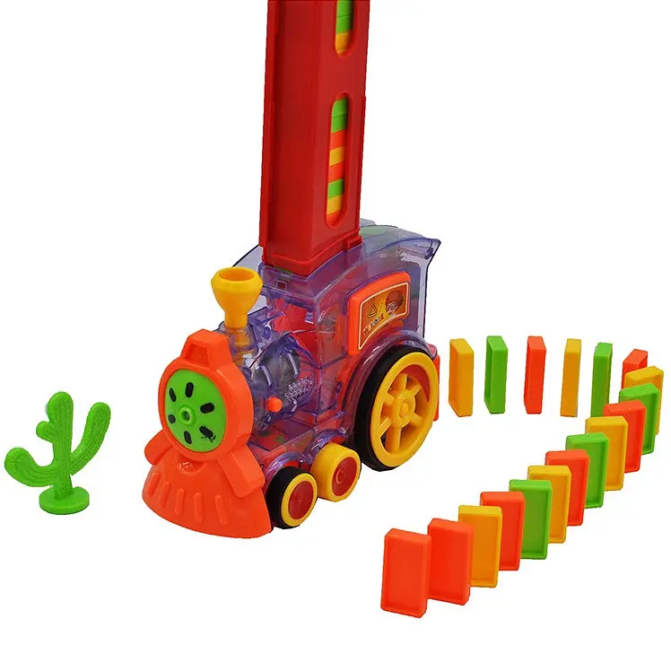Дитяча іграшка Потяг Доміно на Батарейках Domino Train - фото 3