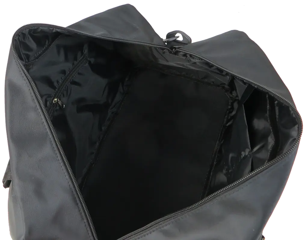 Дорожня сумка з відділом для взуття 40L Wallaby Чорна - фото 9