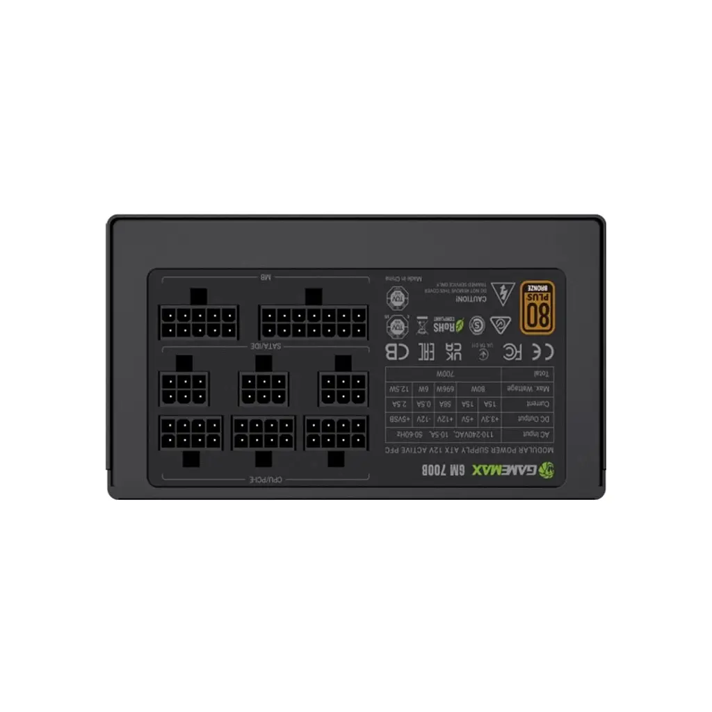 Блок живлення Gamemax 700W (GM 700B Fully-modular New) - фото 7