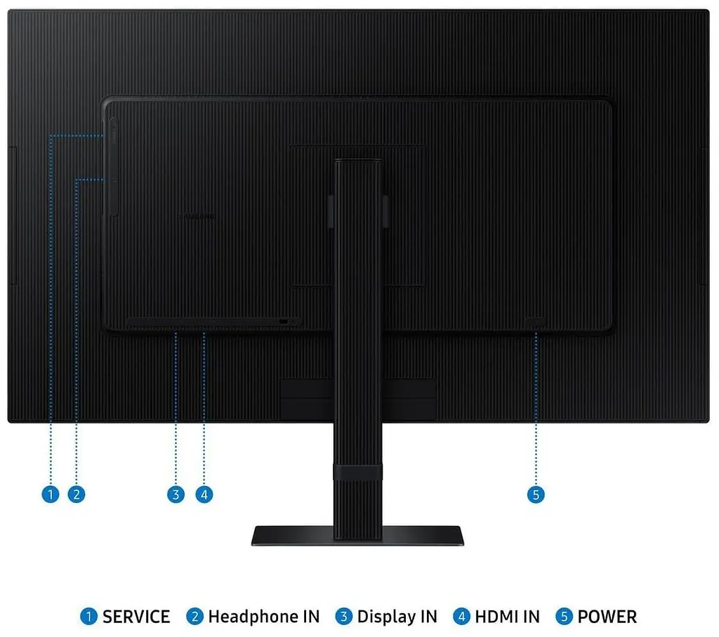 Монітор 27" Samsung ViewFinity HRM S70D UHD IPS 60Hz (LS27D700EAIXUA) - фото 9