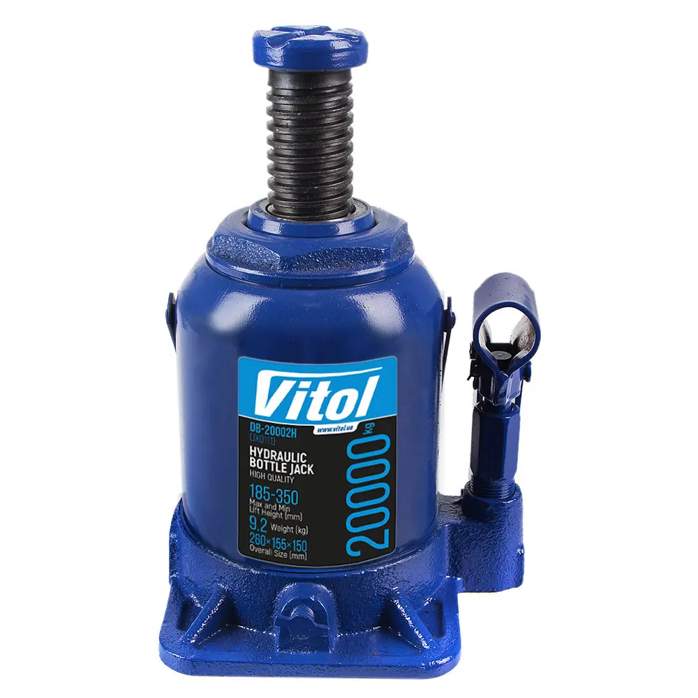 Домкрат гідравлічний телескоп Vitol 20 т JX0111 (DB-20002H) - фото 2