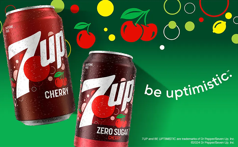 Газований напій 7UP Cherry Flavored Soda 355 мл - фото 4