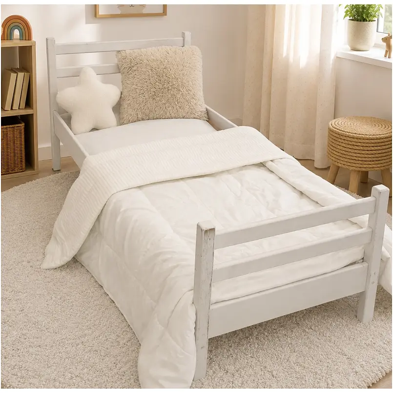 Плед дитячий MirSon Premium Pique White 90х110 см (2200013893592) - фото 7