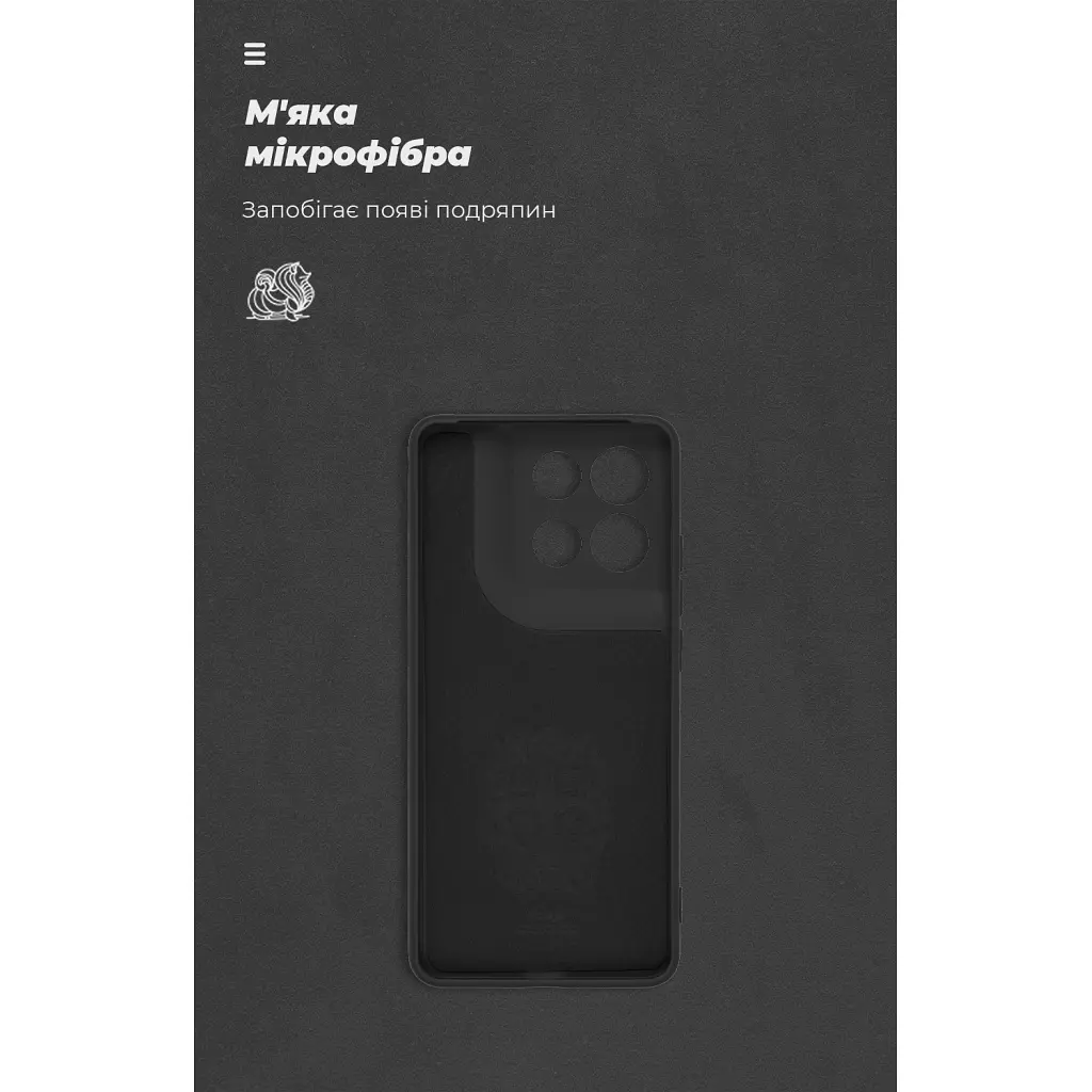 Чохол до мобільного телефона Armorstandart ICON Motorola G86 Power 5G Camera cover Black (ARM86600) - фото 4